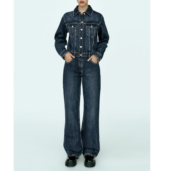 Zara Denim TRF Jumpsuit - Picture 14 of 14